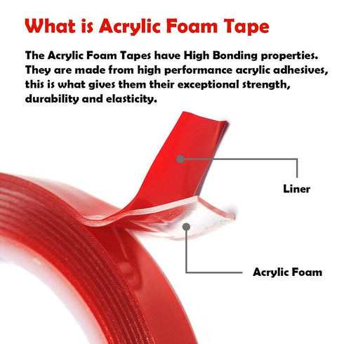 3M Heavy Duty Mounting Double Sided Tape , Clear